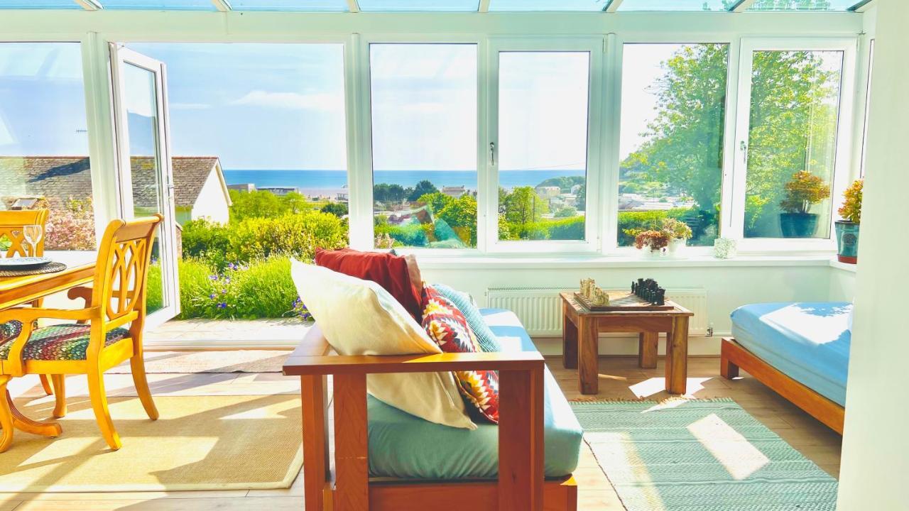 Gordy Hall -Sea Facing Welsh Cottage With Stunning Views Pendine Exteriör bild